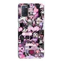 Чехол с кроликом Куроми на Oppo A92 – Коллаж Куроми