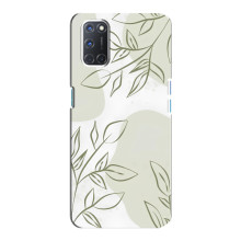 Чехол цветочный дизайн для Oppo A92