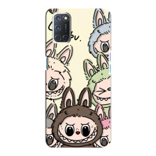 Чохол з Лабубу на Oppo A92 – Колаж Лабубу