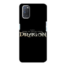 Чохол з принтом дракон Беззубик OPPO А92 (Напис Дракон)