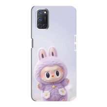 Чехол с принтом Лабубу для Oppo A92 – Фиолетовый Лабубу