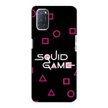 Чехол Гра в кальмара для Oppo A92 – Логотип игры кальмара