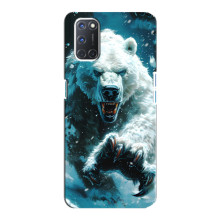 Чохол з картинкою 'Хижаки' для Oppo A92 – Ведмідь