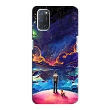 Космические Чехлы для Оппо А92 (VPrint) (Галактический вид)
