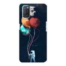 Космические Чехлы для Оппо А92 (VPrint) (Планеты шарики)