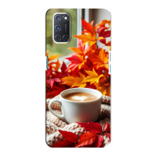 Чохол з унікальним дизайном 'Осінь з кавою' для Oppo A92