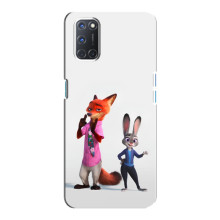 Силіконовий чохол з принтом Зоотрополіс для Oppo A92 – Джуді і Нік