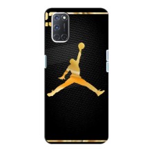 Силиконовый Чехол Nike Air Jordan на Оппо А92 (Джордан 23)