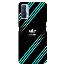 Чехлы Адидас для Oppo A92s (AlphaPrint) (Адидас с полосами)