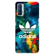 Чехлы Адидас для Oppo A92s (AlphaPrint) (Яркий Адидас)