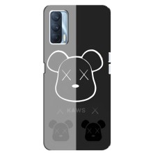 Чехлы для Oppo A92s - Bearbrick Louis Vuitton (PREMIUMPrint) (БеарБрик глаза)