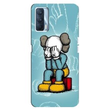 Чехлы для Oppo A92s - Bearbrick Louis Vuitton (PREMIUMPrint) (Плач Bearbrick)