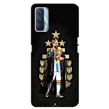 Чехлы для Oppo A92s (Leo чемпион) (AlphaPrint) (Месси Король)