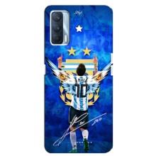 Чехлы для Oppo A92s (Leo чемпион) (AlphaPrint) (Месси сборная)