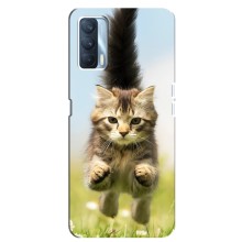 Чехлы с Котиками для Oppo A92s (VPrint) (Прыжок кота)