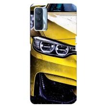 Чехлы с Машинами на Оппо А92с (VPrint) (Желтая машина)