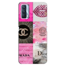 Чехол (Dior, Prada, YSL, Chanel) для Oppo A92s (Модница)