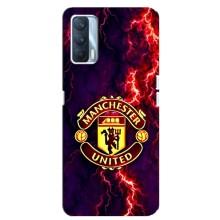Чехол Манчестер Юнайтед для Оппо А92с (AlphaPrint) (огненный Манчестер)