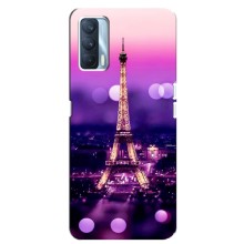 Чехол Эйфелева Башня для Oppo A92s - (AlphaPrint) (Париж Башня)