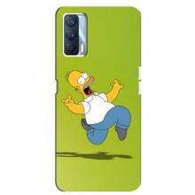 Чехол с Симпсонами для Oppo A92s (VPrint) (Гомер Симпсон)