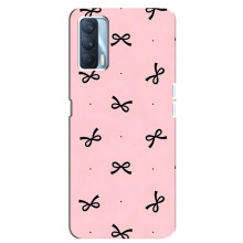 Чехол банты для Oppo A92s – Черные бантики
