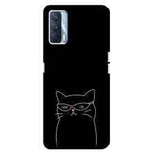 Чохол з малюнком кіт на Oppo A92s – Байдужий кіт