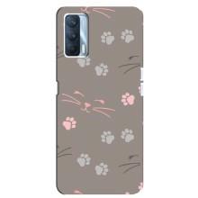 Чохол з малюнком кіт на Oppo A92s – Лапи і вуса