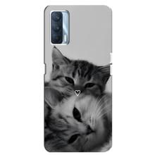 Чохол з малюнком кіт на Oppo A92s – Пара котів