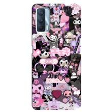 Чехол с кроликом Куроми на Oppo A92s – Коллаж Куроми