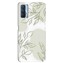 Чехол цветочный дизайн для Oppo A92s