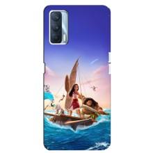 Чехол с мультфильмом Моана Oppo A92s (Моана и Мауи)