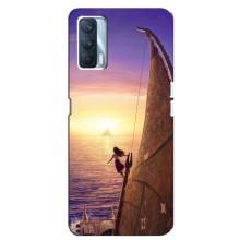 Чехол с мультфильмом Моана Oppo A92s (Моана в море)