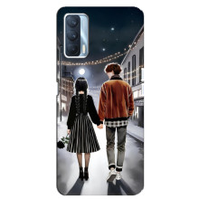 Чехол с дизайном Венздей 2 на Oppo A92s – Уэнсдей и Тайлер