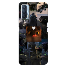 Чехол как приручить дракона на Oppo A92s – Дракон коллаж