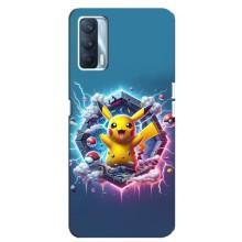 Чохол з Пікачу на Oppo A92s – Лого Пікачу