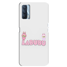 Чехол с принтом Лабубу для Oppo A92s – Логотип Лабубу