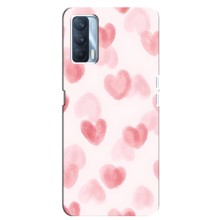 Чехол с розовым рисунком для Oppo A92s