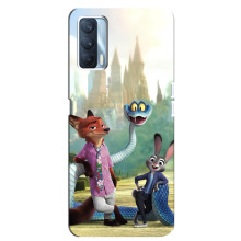 Чехол Зоотрополіс на Oppo A92s – Ник Джуди и змея