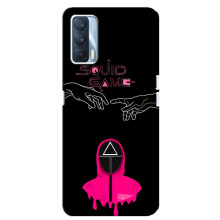 Чехол Гра в кальмара для Oppo A92s – Охранник