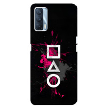 Чехол Гра в кальмара для Oppo A92s – Ранги