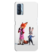 Силіконовий чохол з принтом Зоотрополіс для Oppo A92s – Джуді і Нік