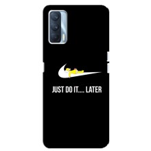 Силиконовый Чехол на Oppo A92s с картинкой Nike (Later)