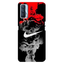 Силиконовый Чехол на Oppo A92s с картинкой Nike (Nike дым)