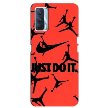 Силиконовый Чехол Nike Air Jordan на Оппо А92с – Just Do It
