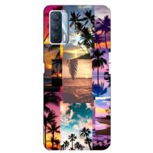 Силіконовий чохол з КАРТИНКАМИ літо для Oppo A92s (AlphaPrint) (Літня відпустка)