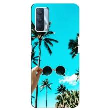 Силіконовий чохол з КАРТИНКАМИ літо для Oppo A92s (AlphaPrint) (Погляд літо)