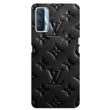 Текстурный Чехол Louis Vuitton для Оппо А92с – Черный ЛВ