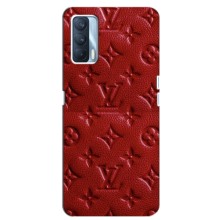 Текстурный Чехол Louis Vuitton для Оппо А92с (Красный ЛВ)