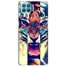 Чехлы с изображением разных животных для Oppo A93 (Яркий Тигр)