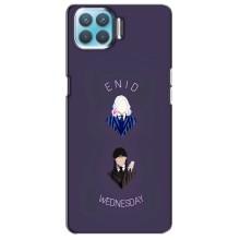 Чехлы Венсдей на Oppo A93 Уэнсдей (AlphaPrint) (Уэнздей и подруга)